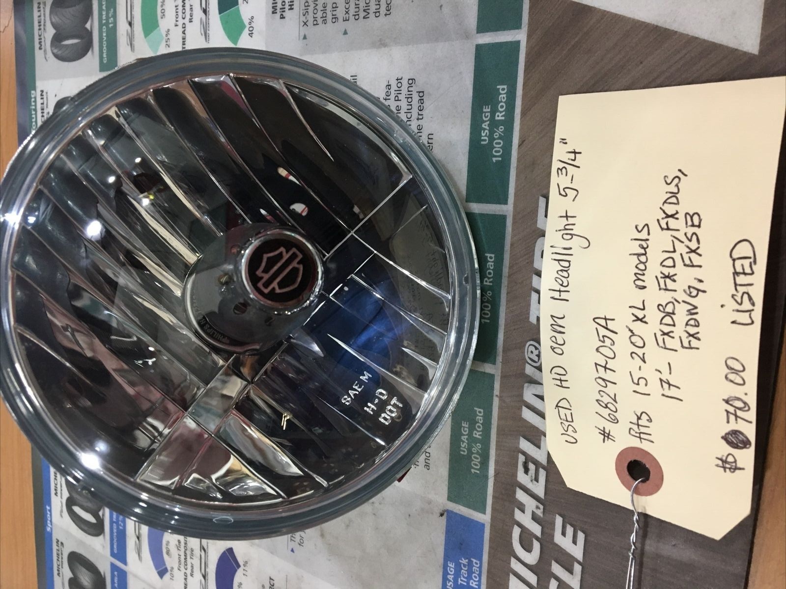 Harley Davidson oem Headlight 5-3/4” #68297-05A