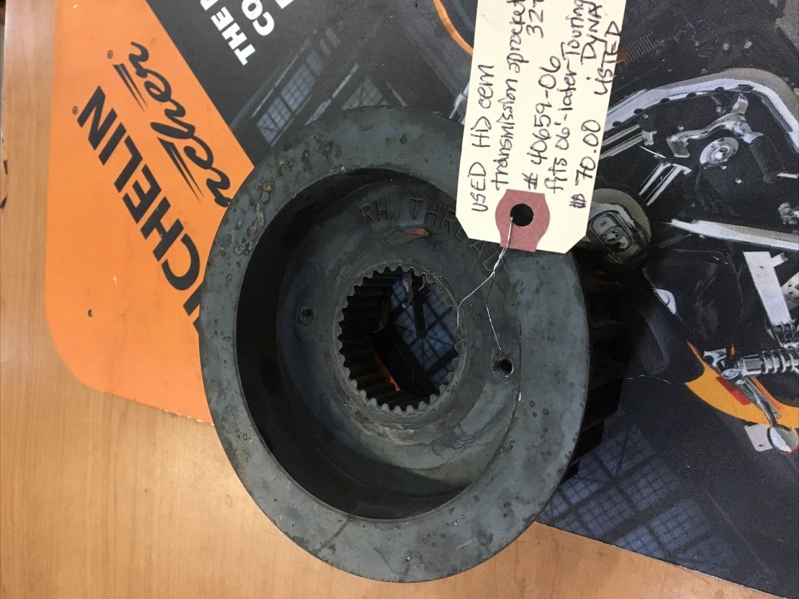 Harley Davidson oem transmission sprocket 32 tooth #40659-06