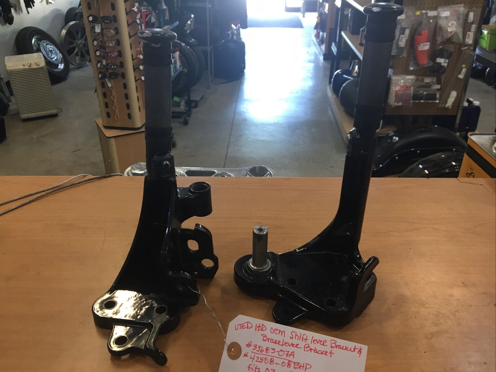 Harley Davidson Oem Shift Lever Bracket And Brake Lever