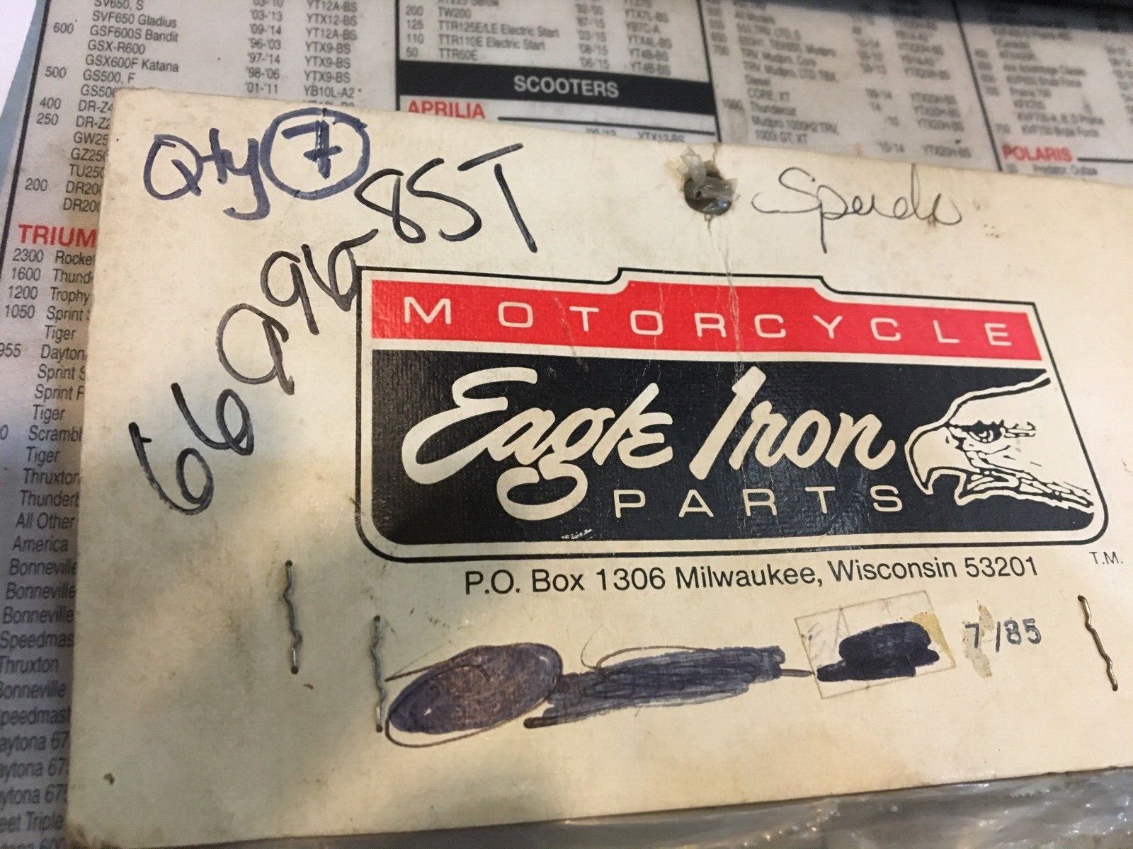 New Motorcycle Parts, New Parts