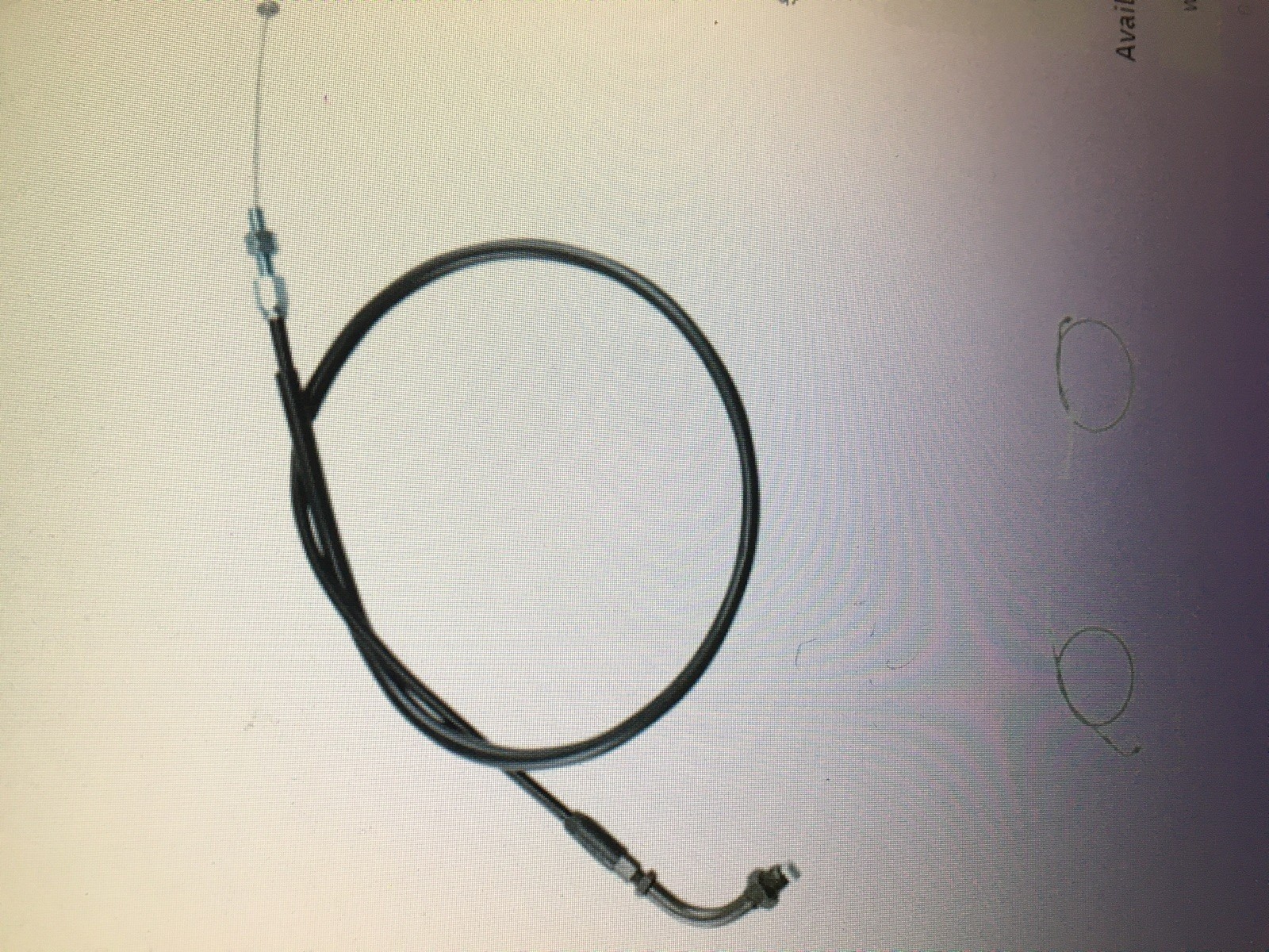 Universal Pull Throttle Cable #K28-9900 | Knobtown Cycle