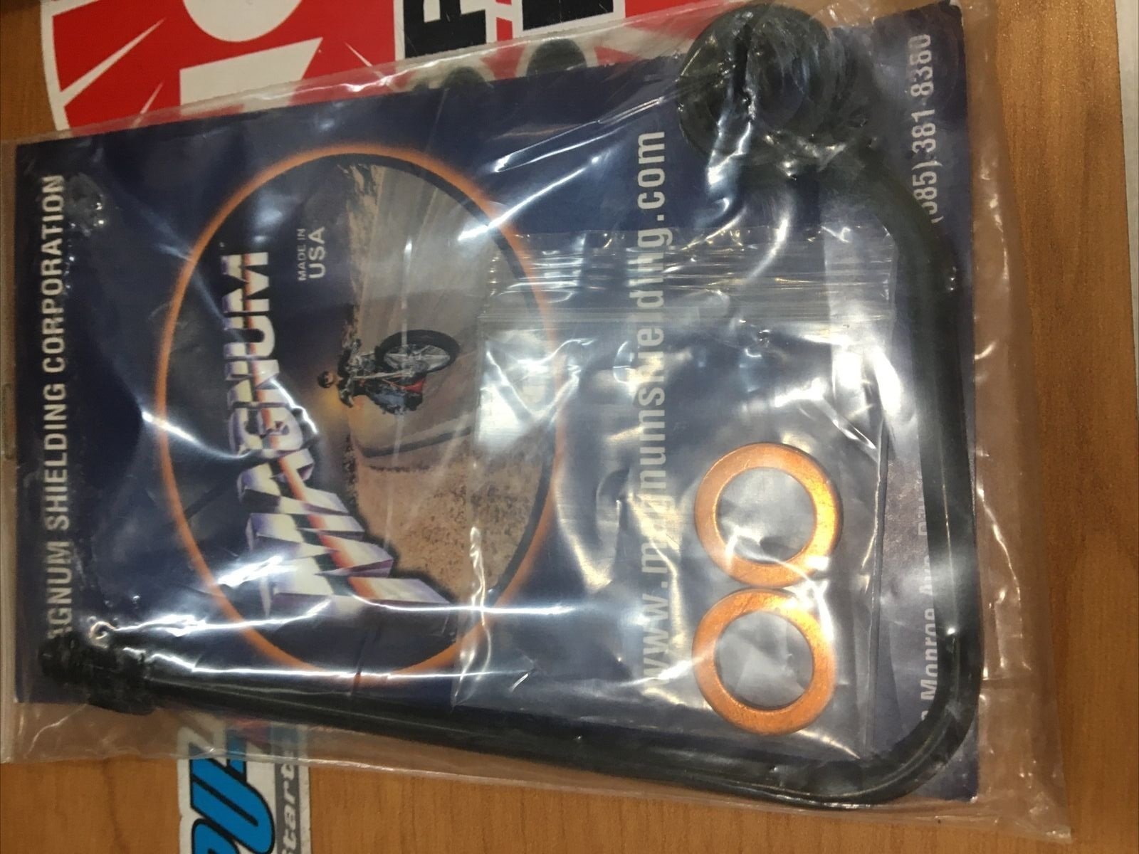 ABS upper brake line adapter black #1742-0458