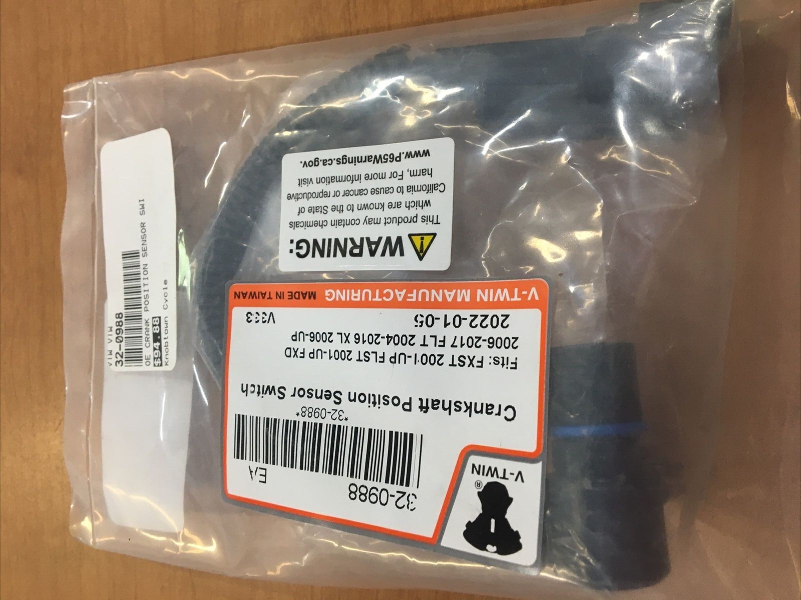 Crankshaft Position Sensor For Harley #32-0988