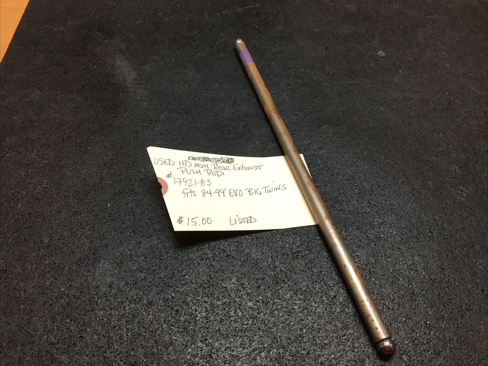Harley Davidson oem Rear Exhaust Push Rod #17921-83