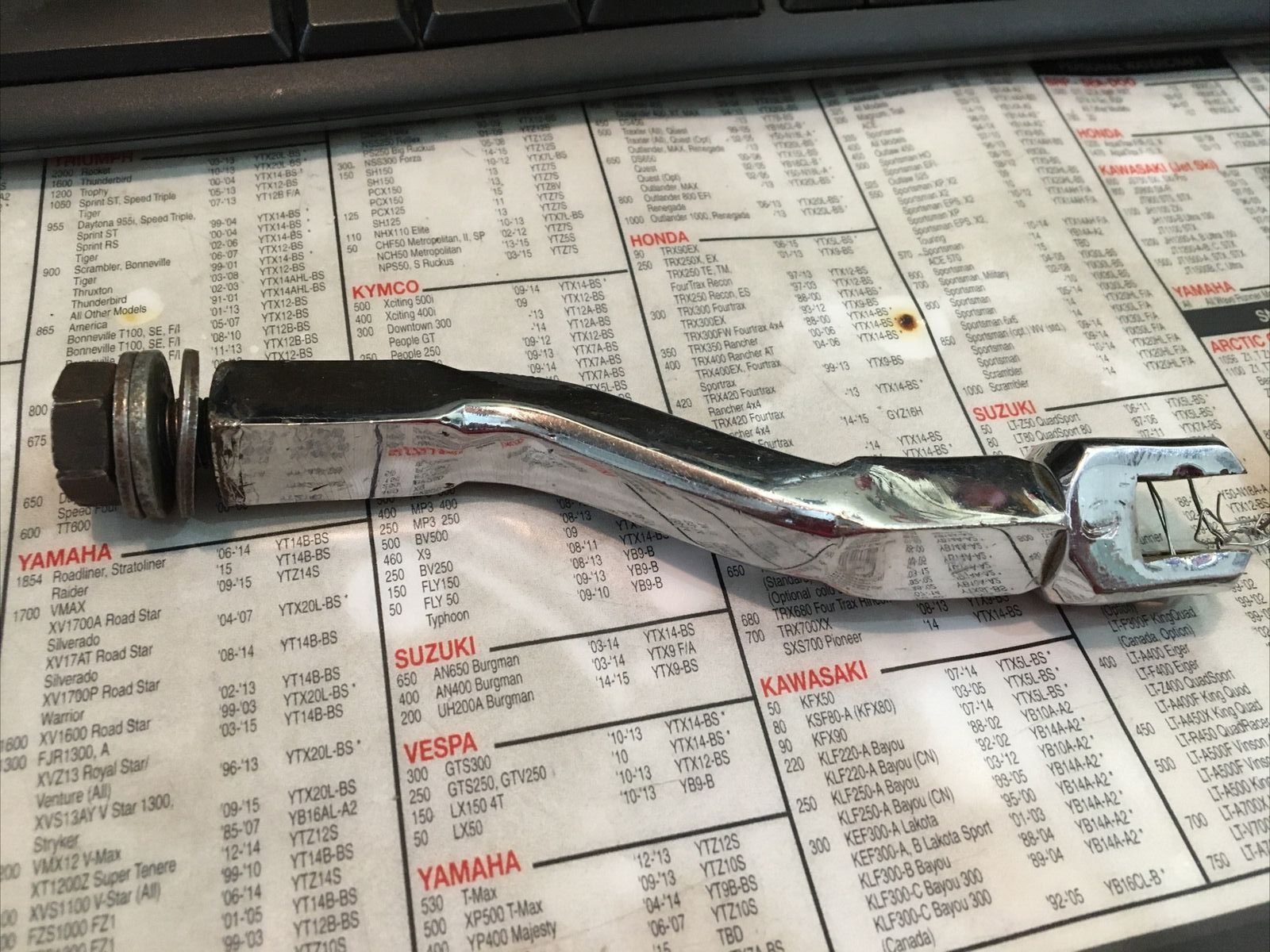 Hi-Way Bar Footpeg Support #49106-78 | Knobtown Cycle