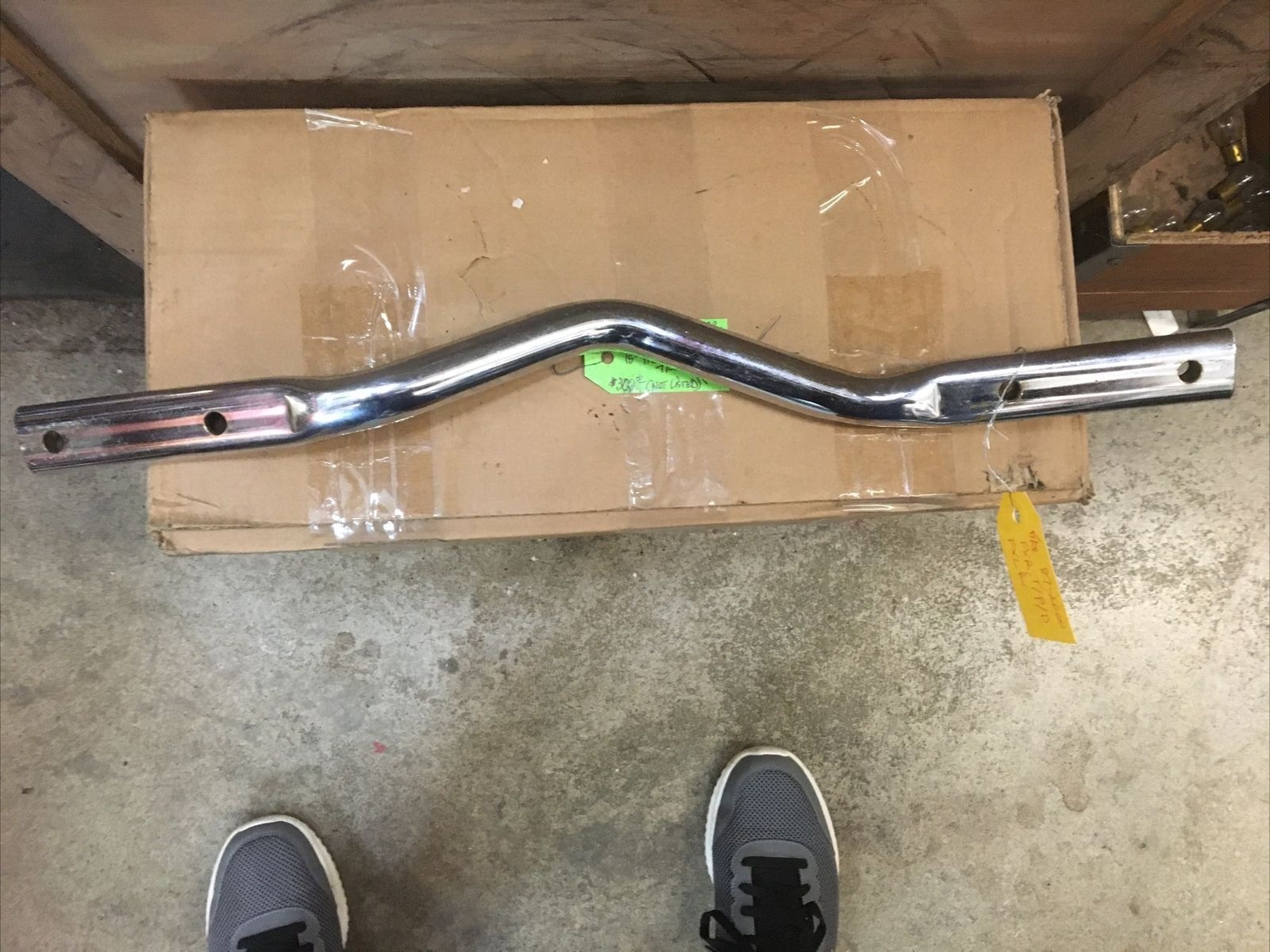 Harley Davidson OEM chrome exhaust support bracket #65033-98