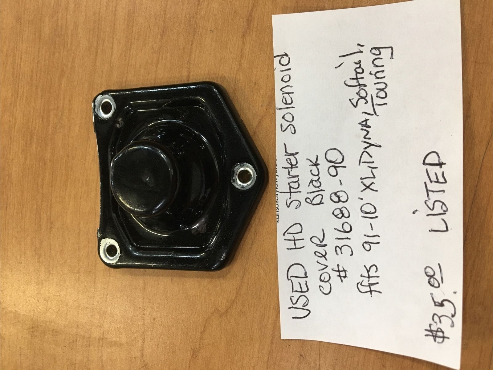 Harley Davidson Starter Solenoid Cover Black #31688-90