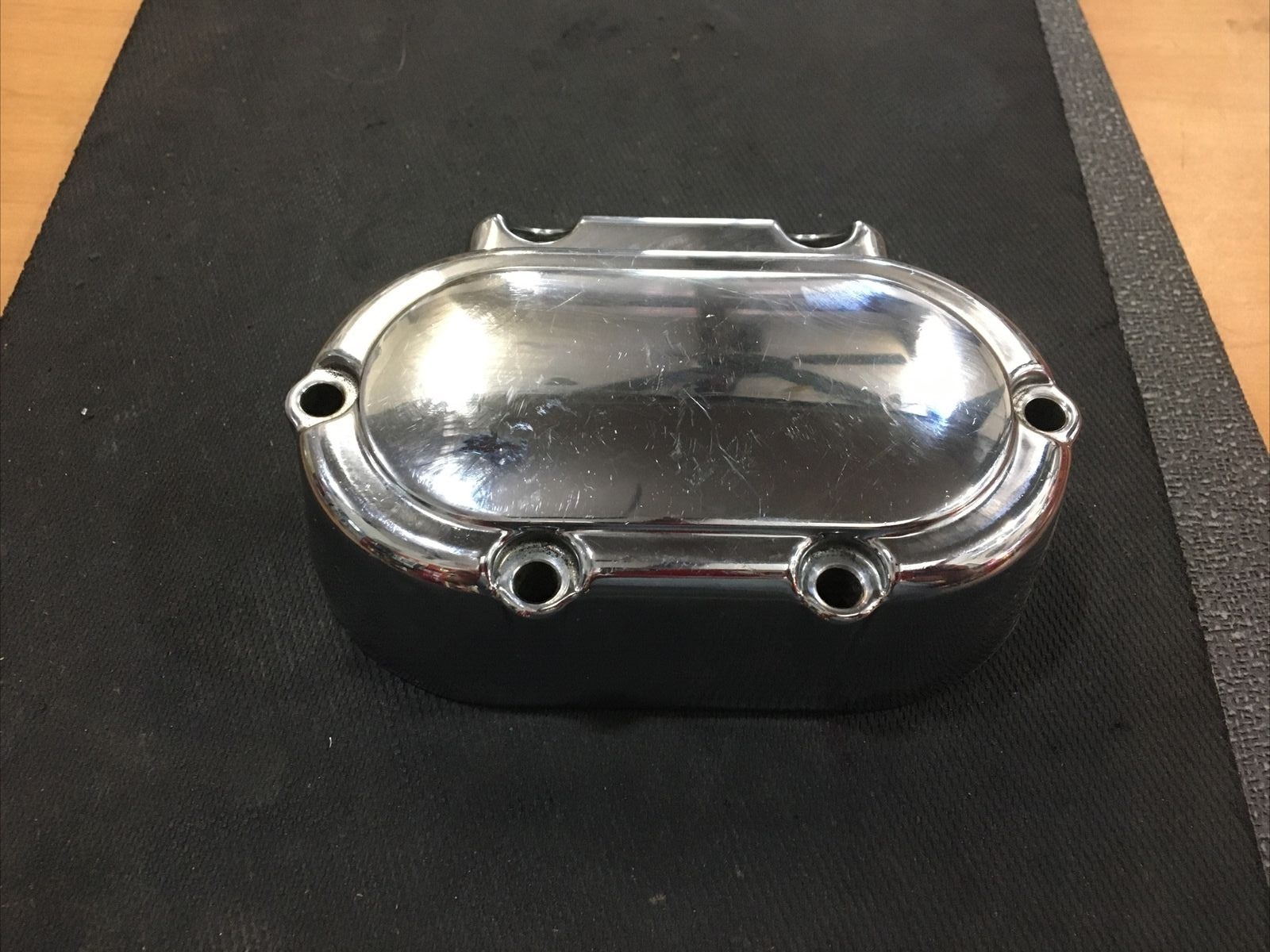 chrome transmission side cover for Harley Davidson