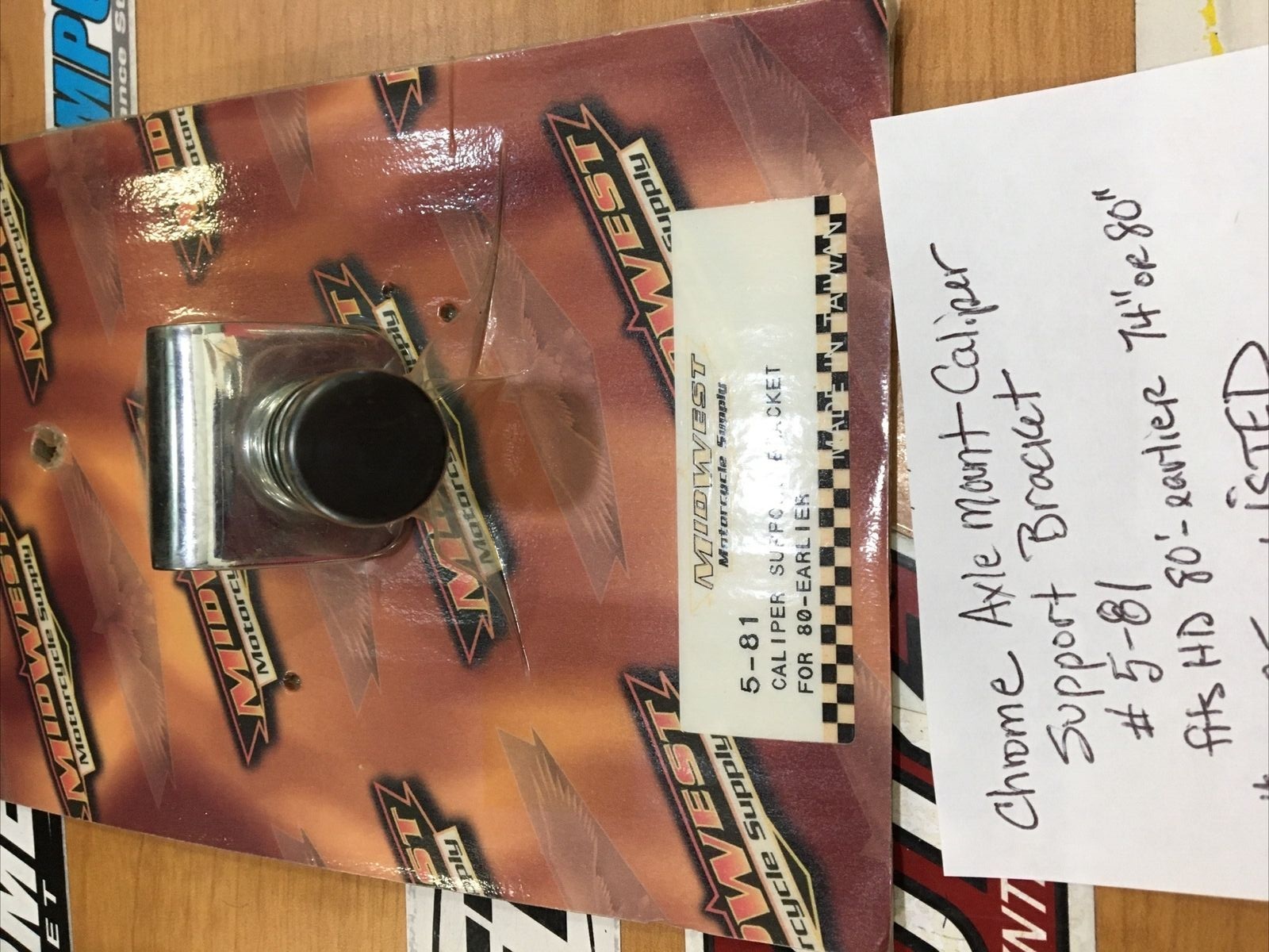 Chrome Axle Mount Caliper Support Bracket #5-81