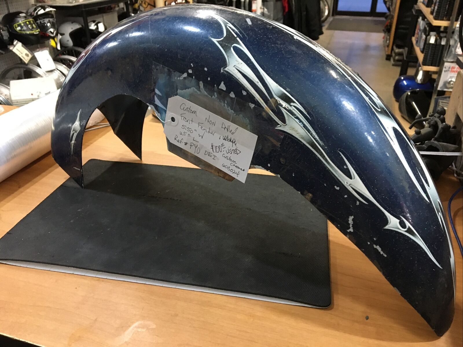 Custom Steel Front fender | Knobtown Cycle Kansas City