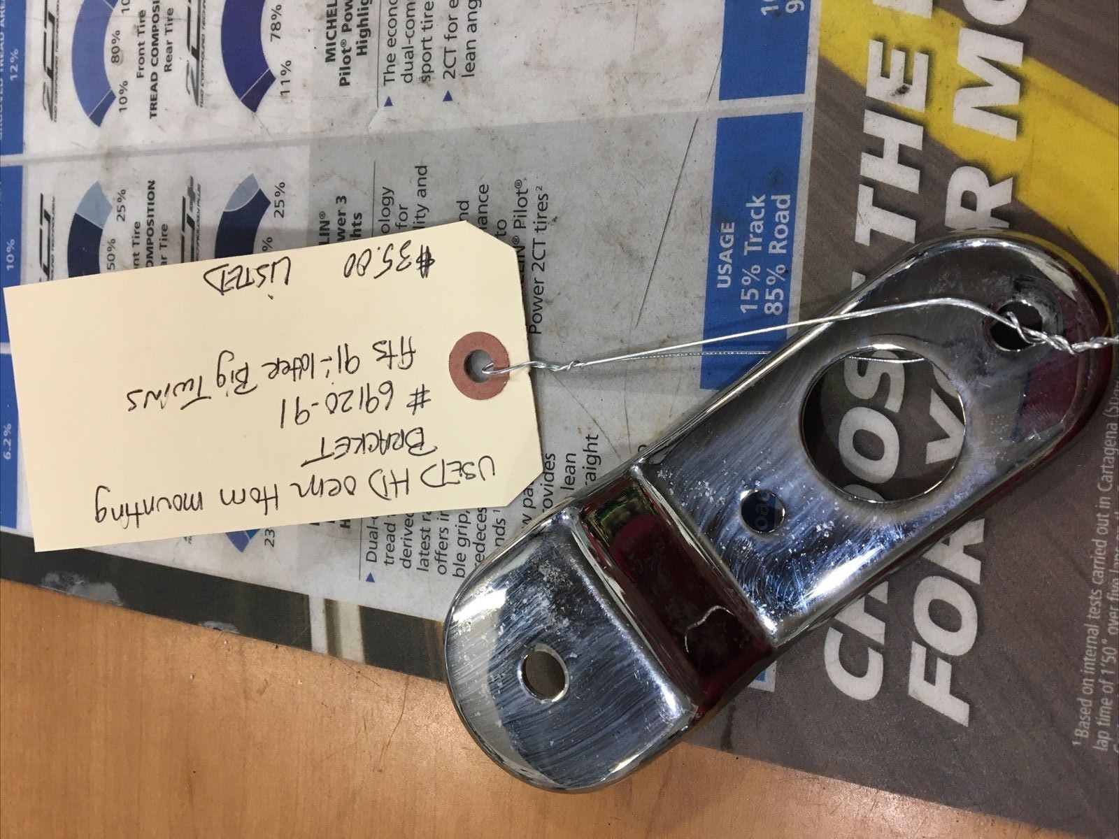 Harley Davidson oem Horn Mounting Bracket #69120-91