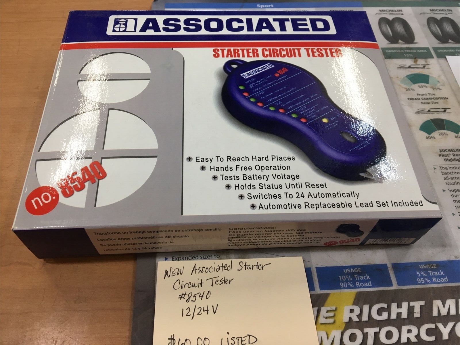 8540 12V / 24V Starter Circuit Tester | Knobtown Cycle