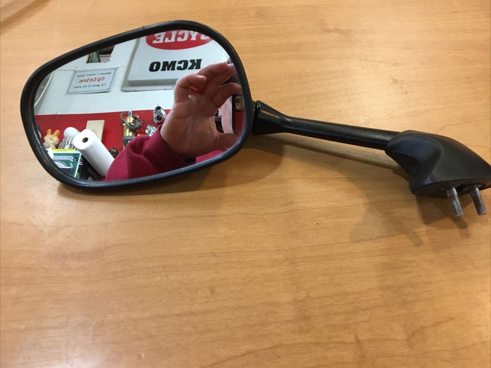 LH Mirror Assembly #02-0457 | Knobtown Cycle Kansas City