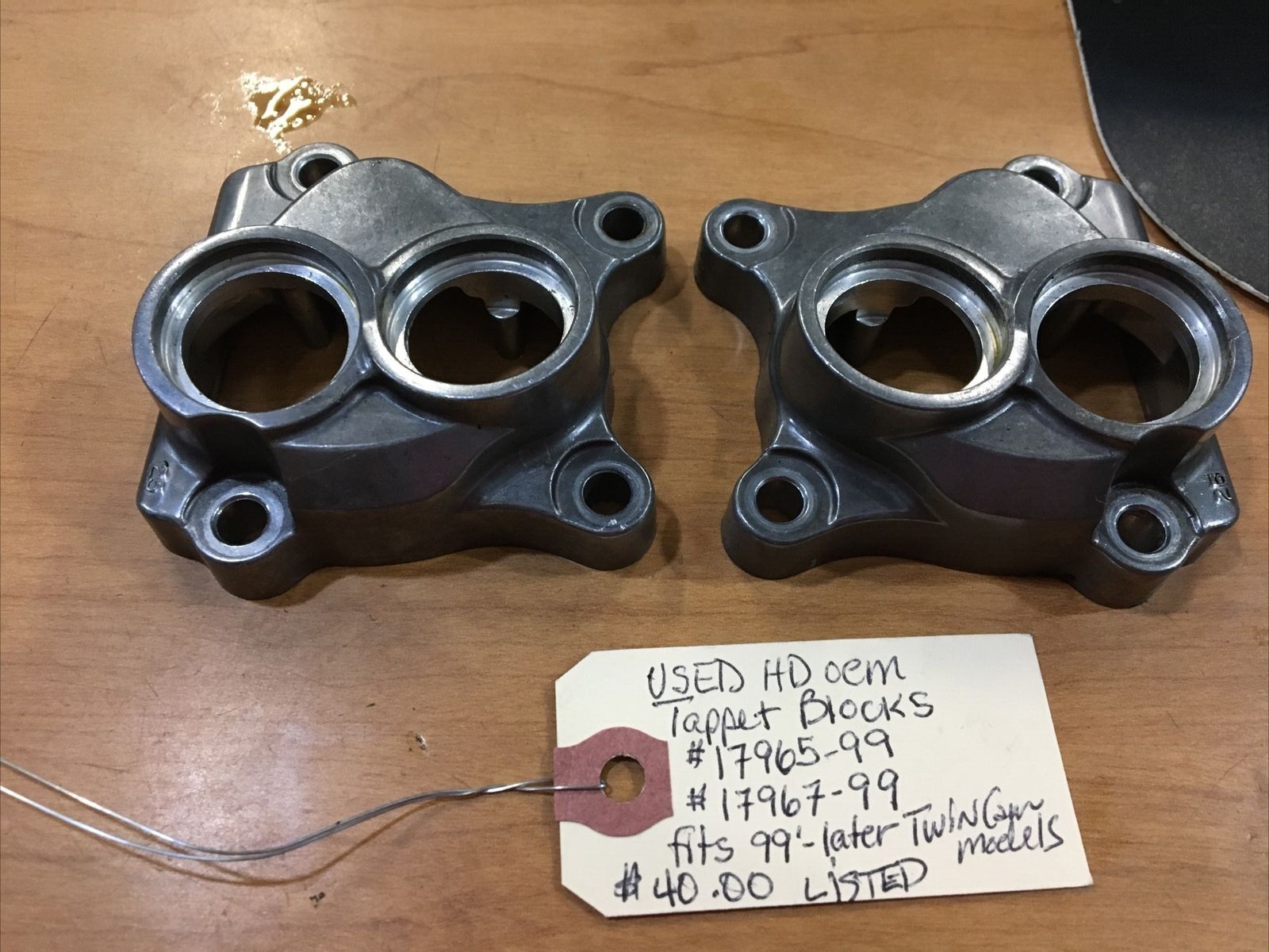 Harley Davidson OEM Tappet blocks #17965-99/17967-99