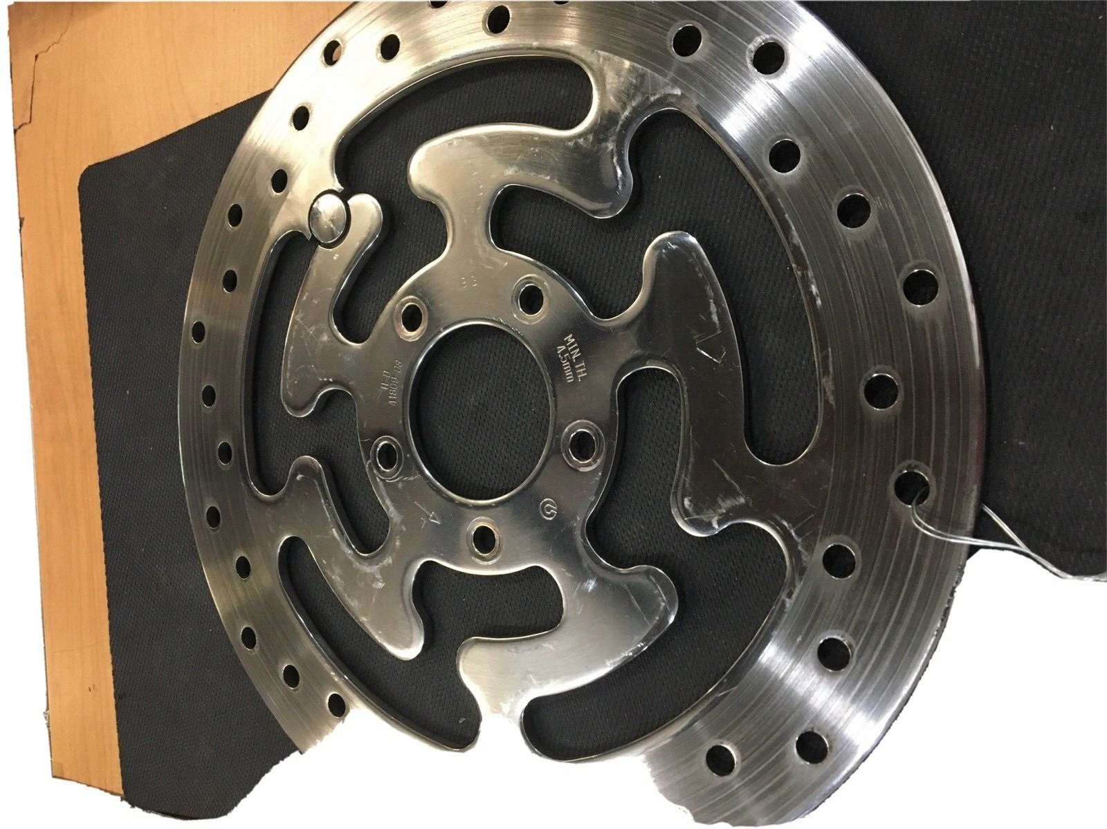 Harley Davidson Chrome LH front brake rotor #41809-08