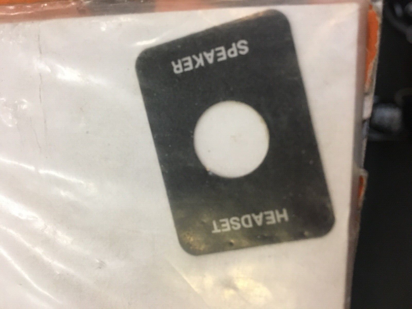 Harley Davidson Label Speaker/ Headset #76297-89