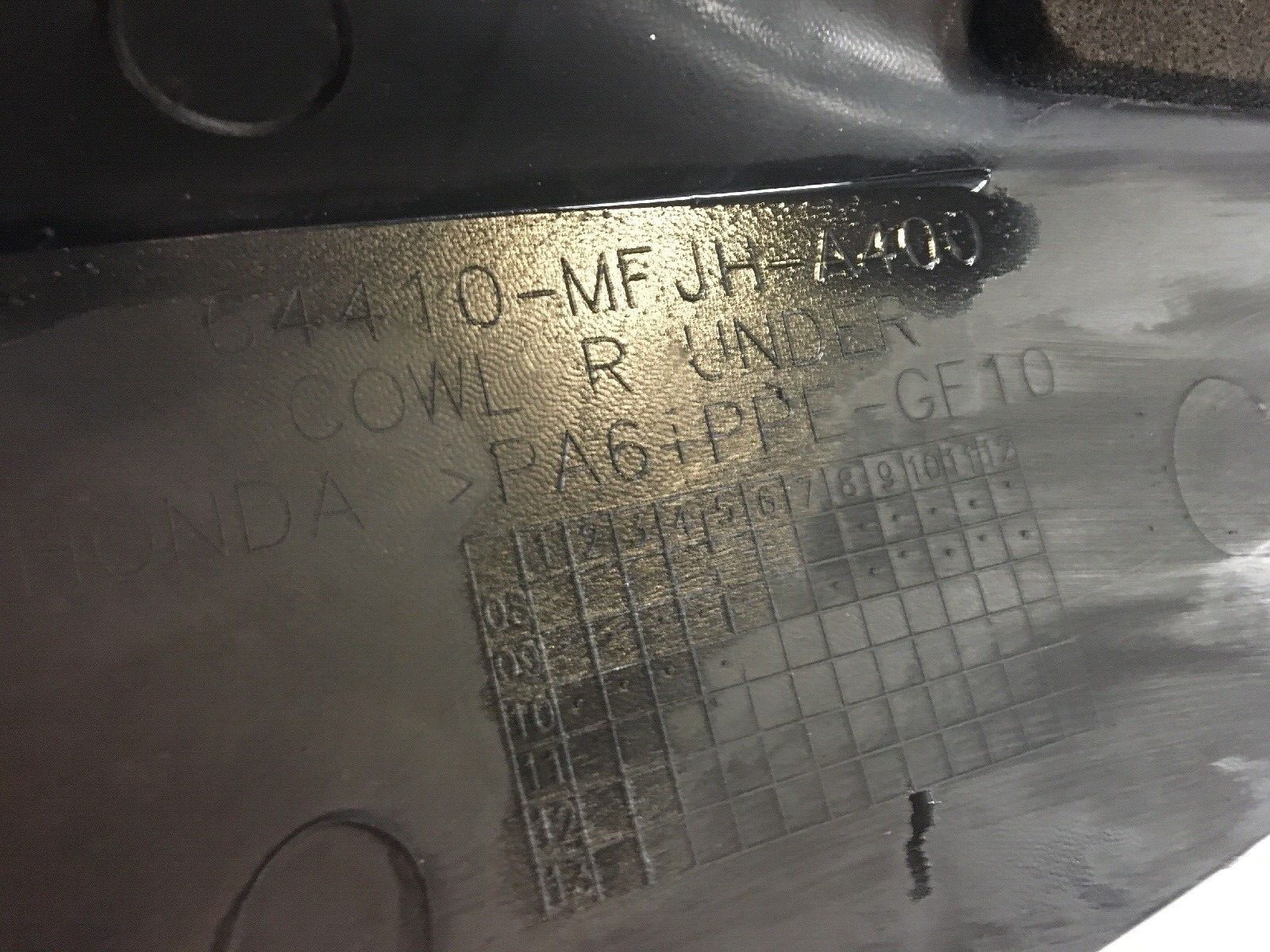 Right Side Bottom Belly Cover #64411-MFJH-A400