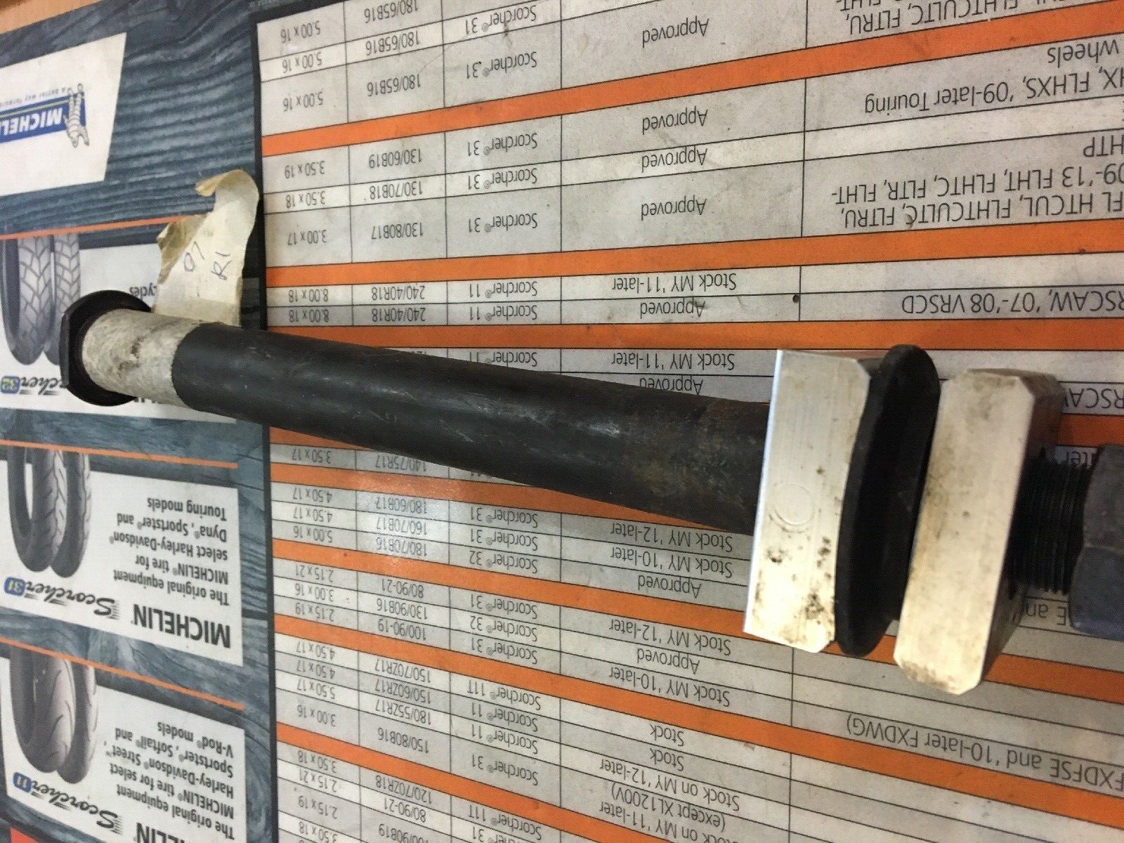 R1 Rear Wheel Axle #4C8-25381-00-00 | Knobtown Cycle