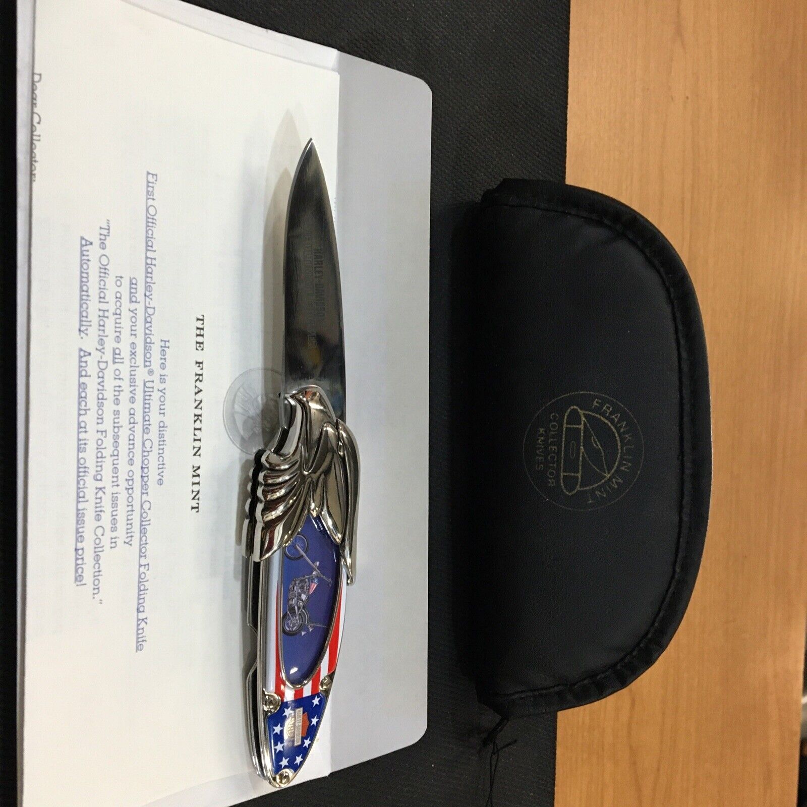 Harley Davidson Ultimate Chopper collector folding knife