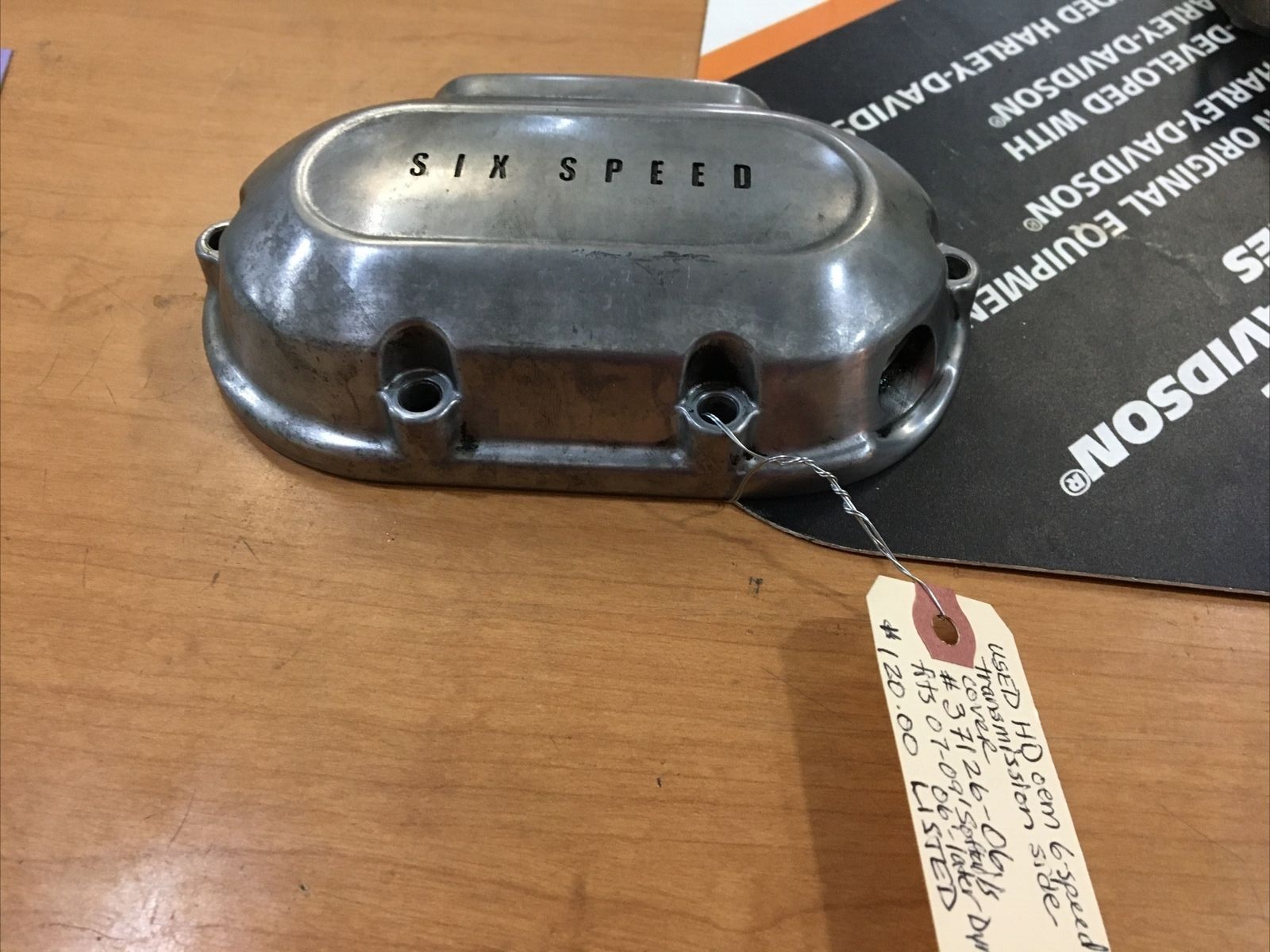 Harley Davidson OEM 6-speed transmission side cover