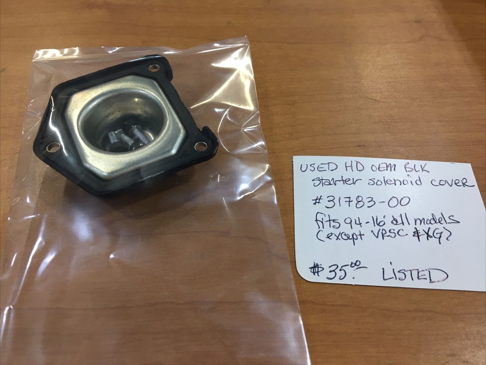 Harley Davidson OEM Blk starter solenoid cover #31783-00