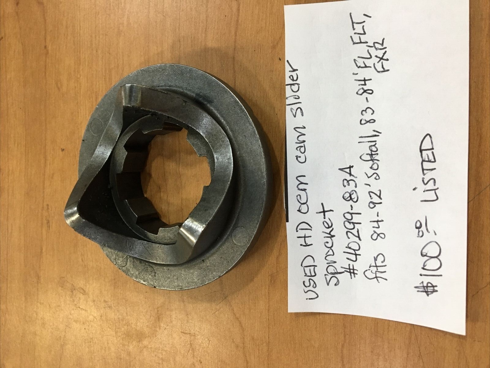 Harley Davidson Oem Cam Slider Sprocket #40299-83A