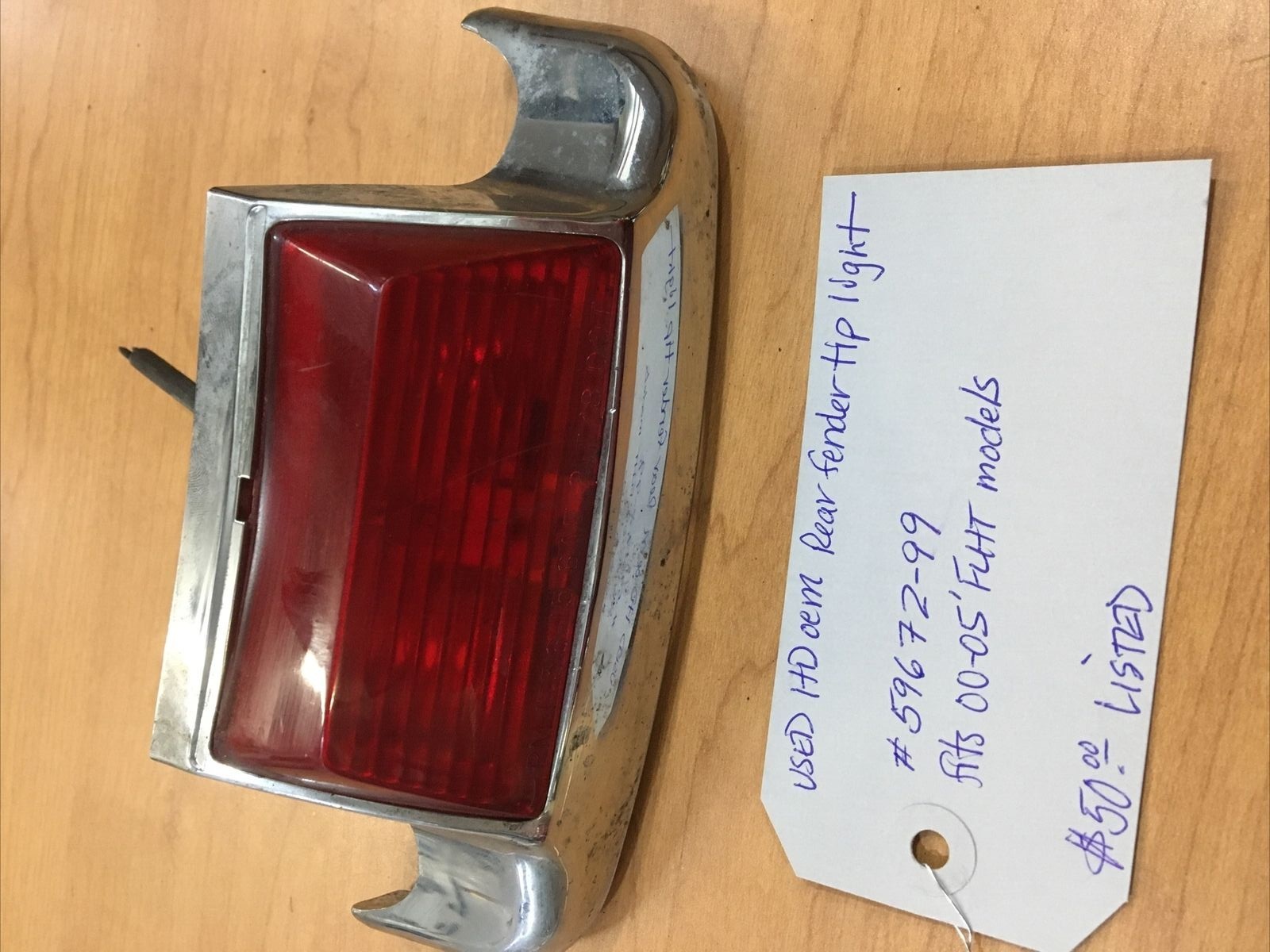 Harley Davidson OEM Rear fender tip light #59672-99