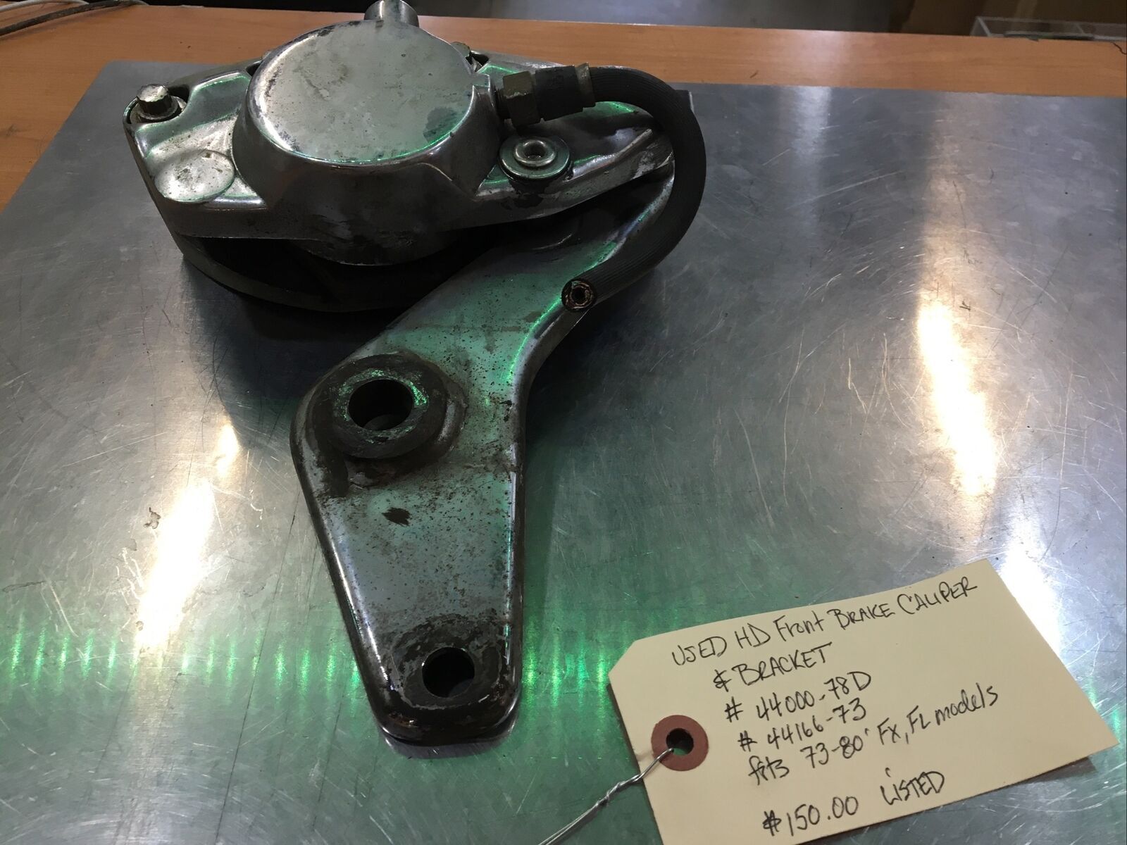 Harley Davidson Front Brake Caliper & Bracket #44000-78D