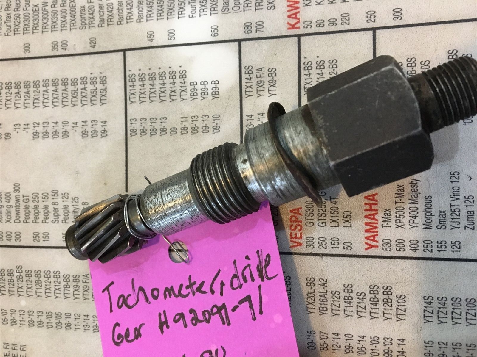 Harley Davidson Tachometer Gear Drive #92097-71