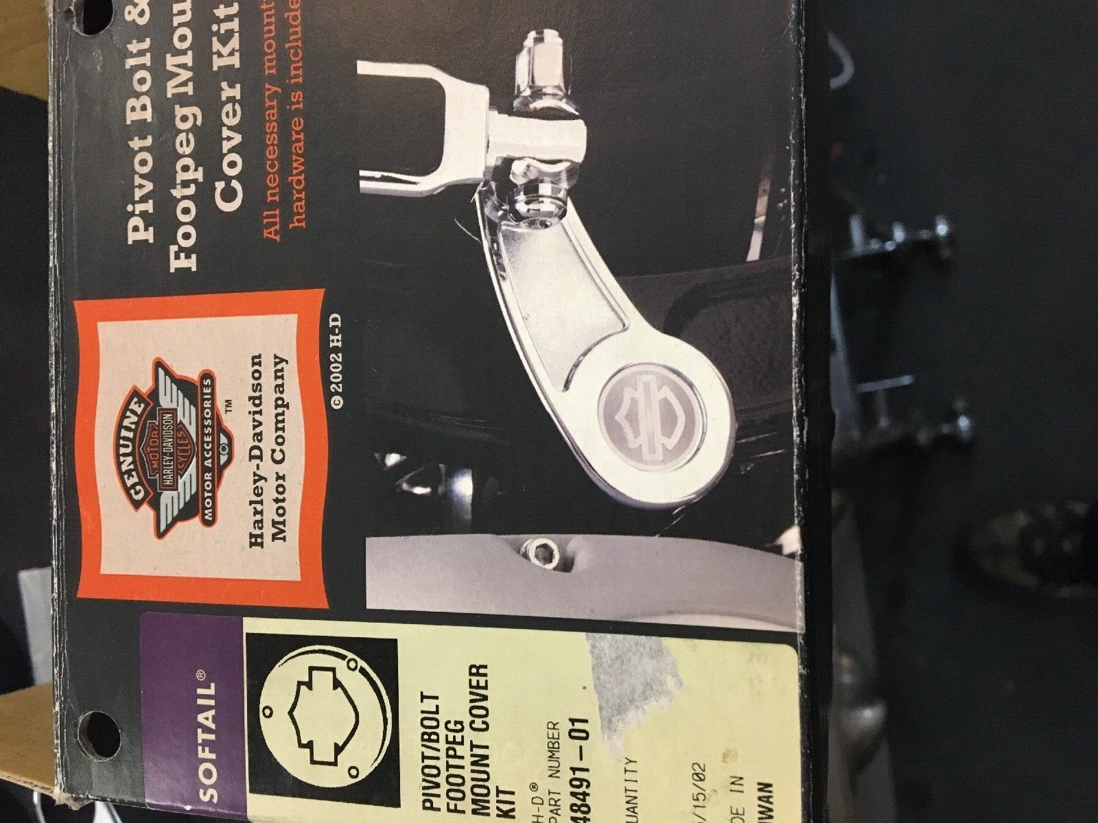 Harley Davidson Pivot Bolt & Footpeg Mount Cover Kit