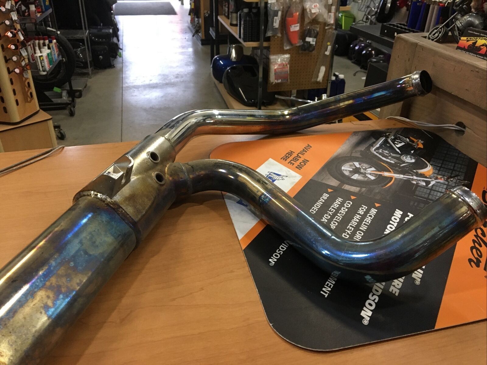 Harley Davidson OEM Catalytic exhaust pipe assembly with