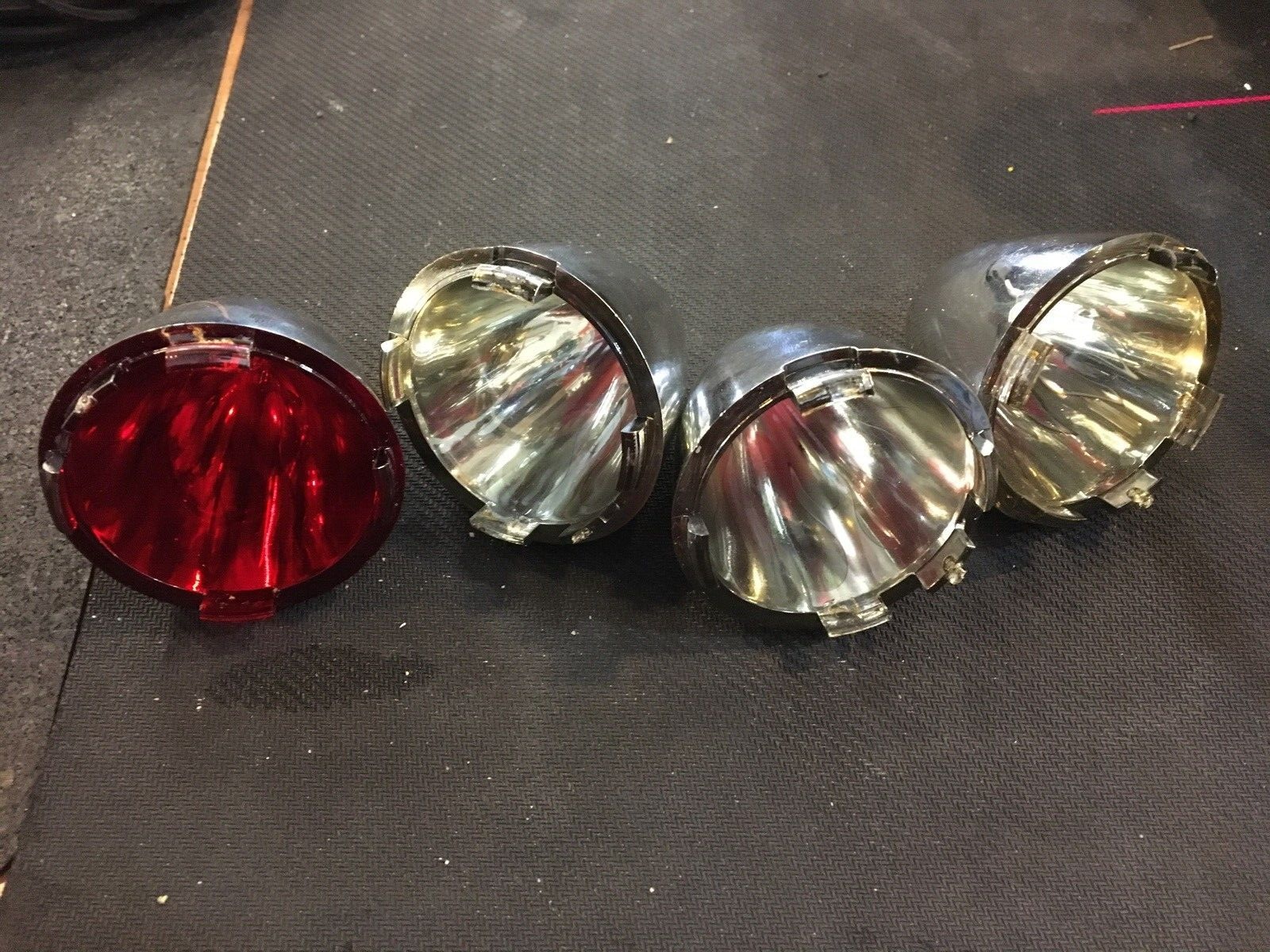 Chrome Ghost Flame Turn Signal Lenses | Knobtown Cycle
