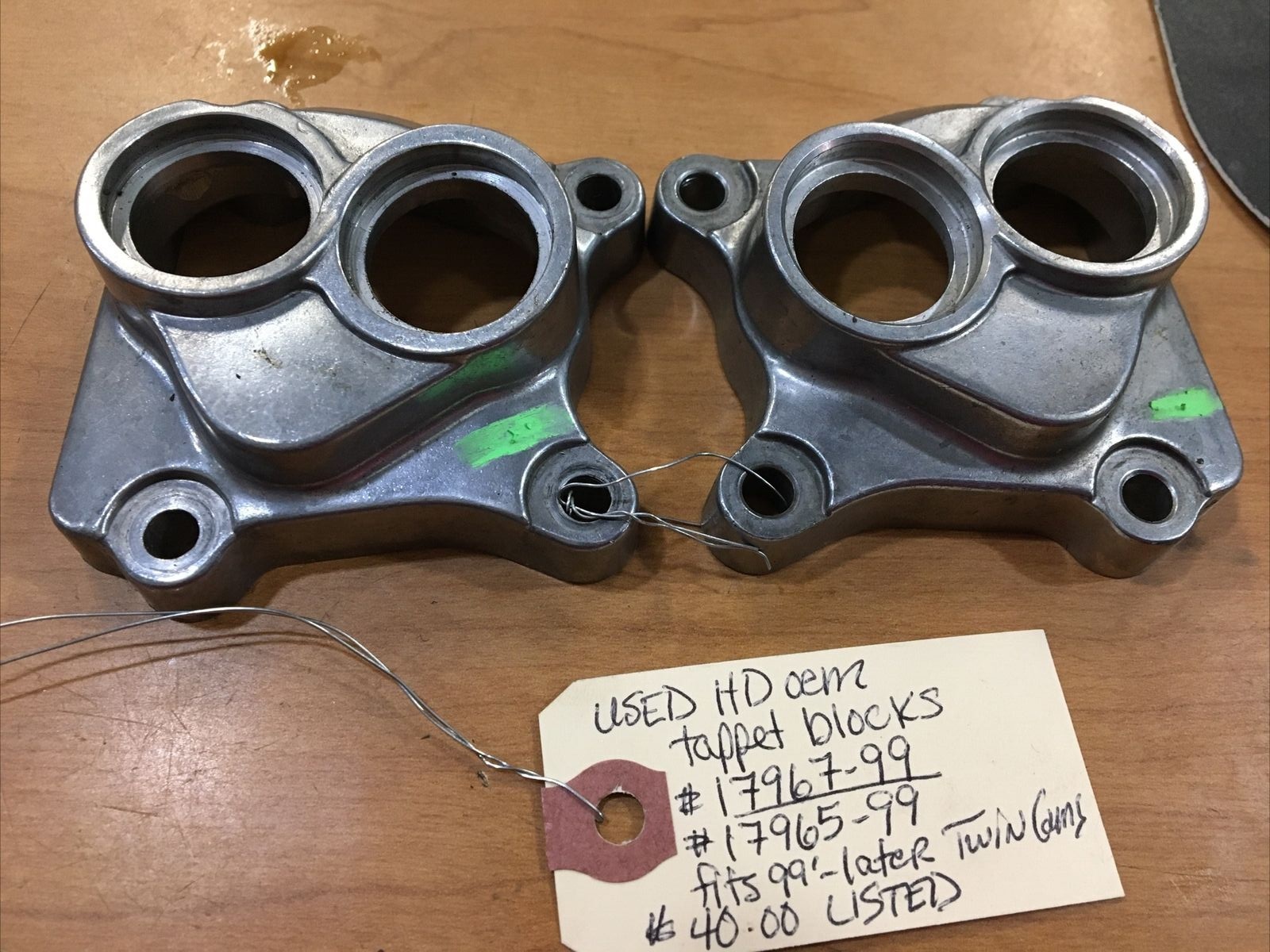 Harley Davidson OEM tappet blocks #17967-99/17965-99