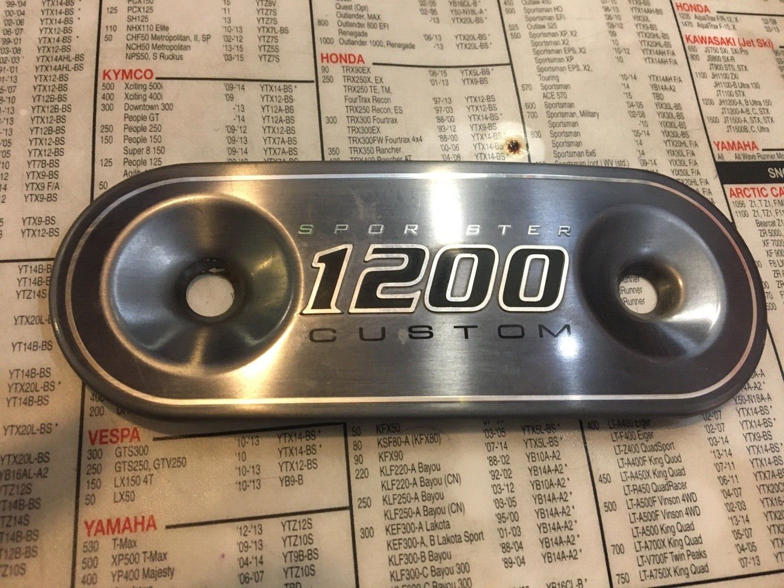 Harley Davidson Air Cleaner Cover Insert #29346-07