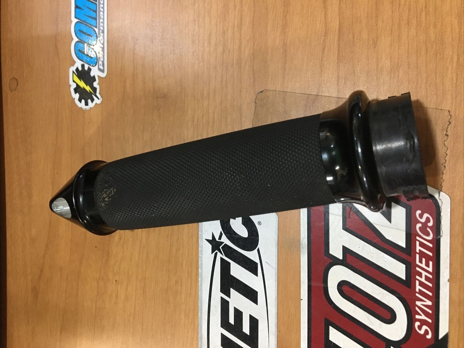 RH throttle custom contour spike grip | Knobtown Cycle