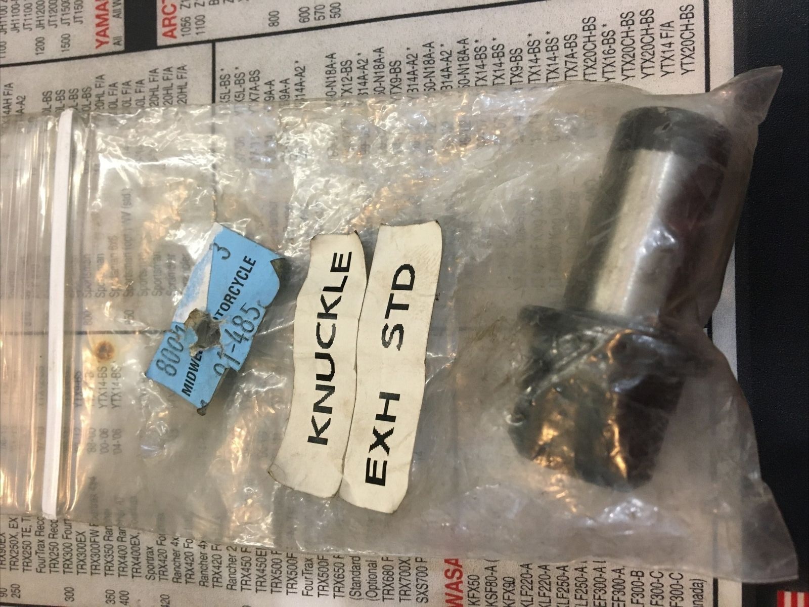 Midwest Motorcycle Standard Size Cast Iron Exhaust Valve