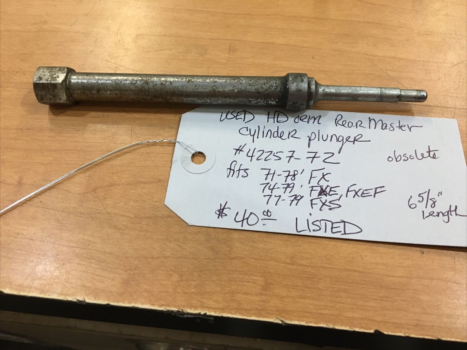 Harley Davidson Rear master cylinder plunger #42257-72