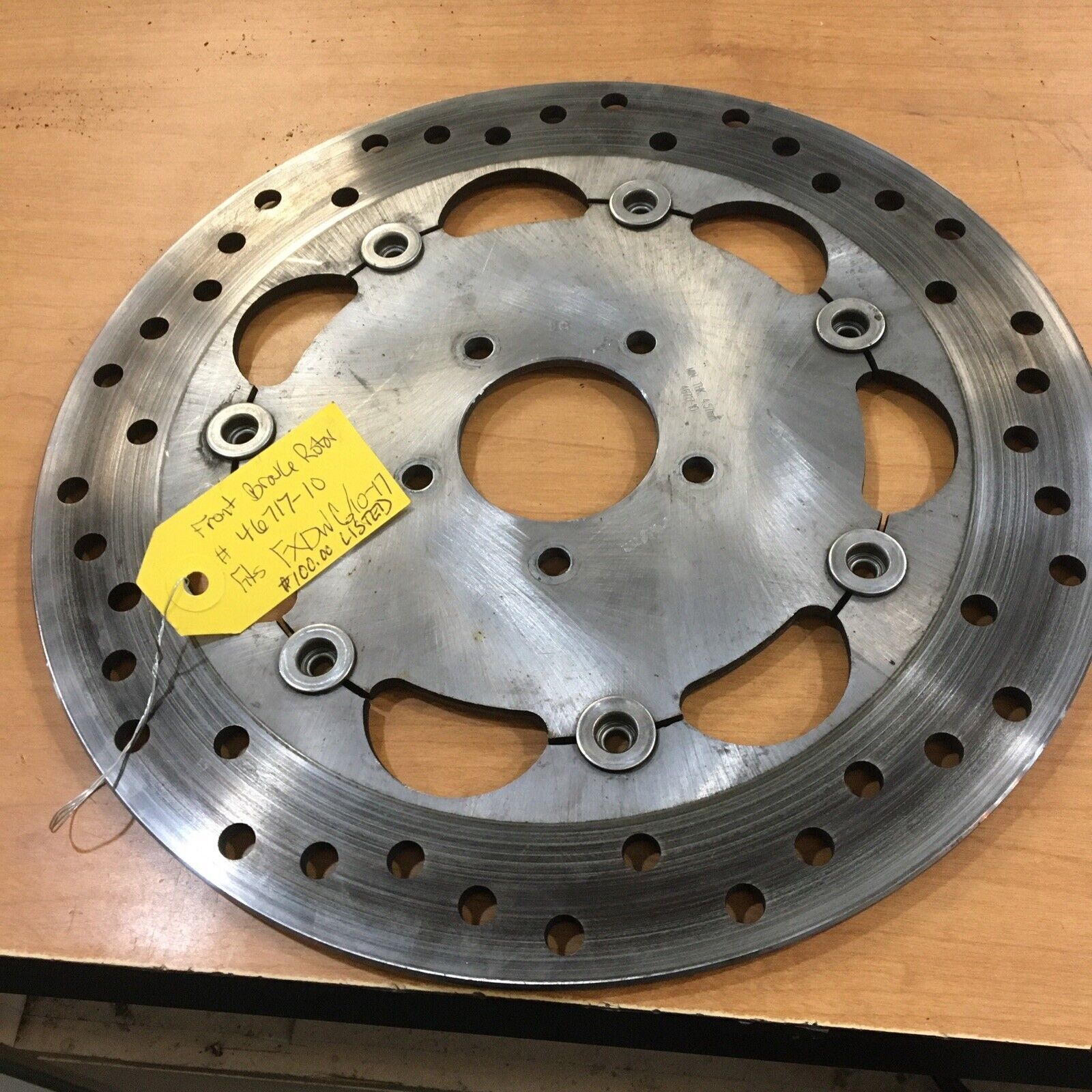 Harley Davidson OEM front brake rotor #46717-10