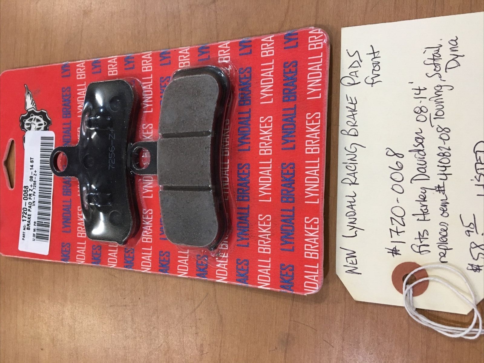 Lyndall Racing brake pads front #1720-0068 | Knobtown Cycle