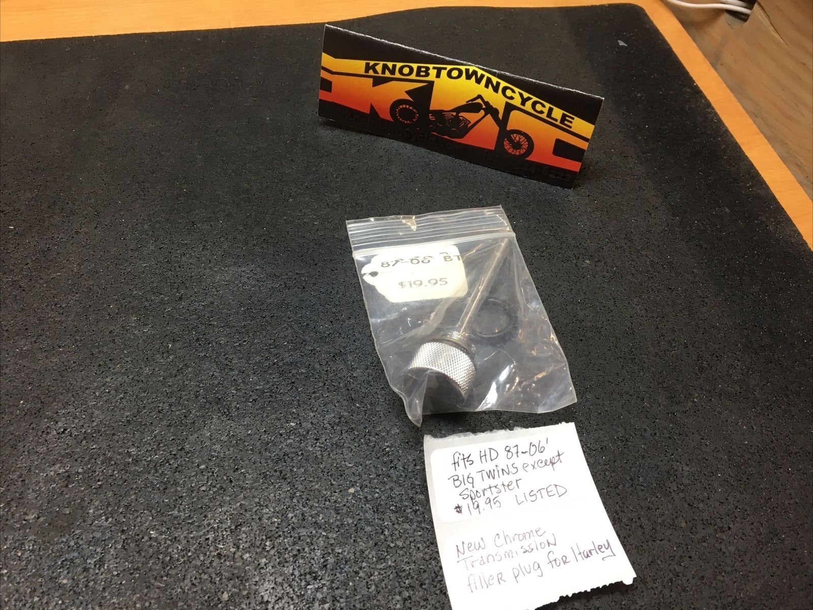 Chrome Transmission Filler Plug For Harley | Knobtown Cycle