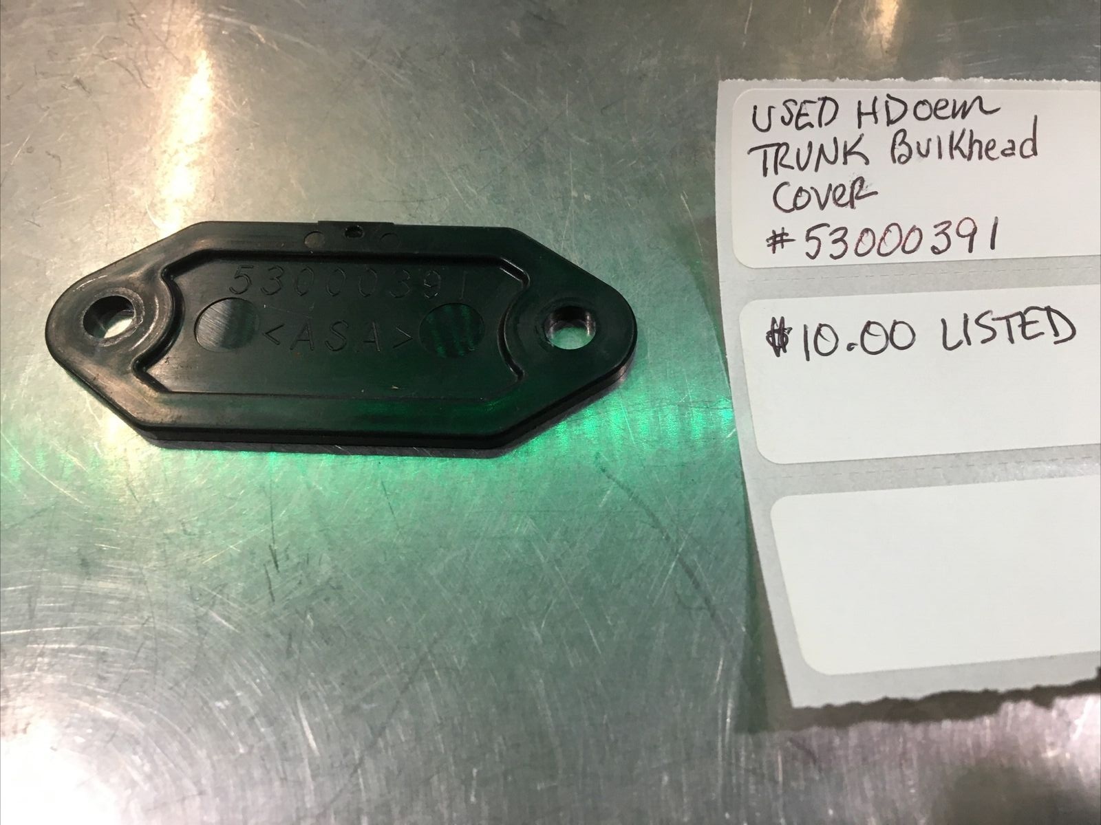 Harley Davidson oem Trunk Bulkhead Cover #53000391