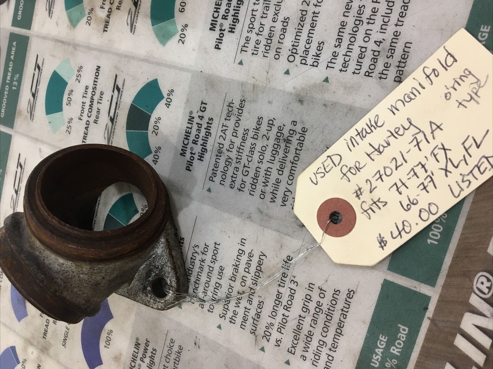 Intake Manifold For Harley #27021-71A | Knobtown Cycle