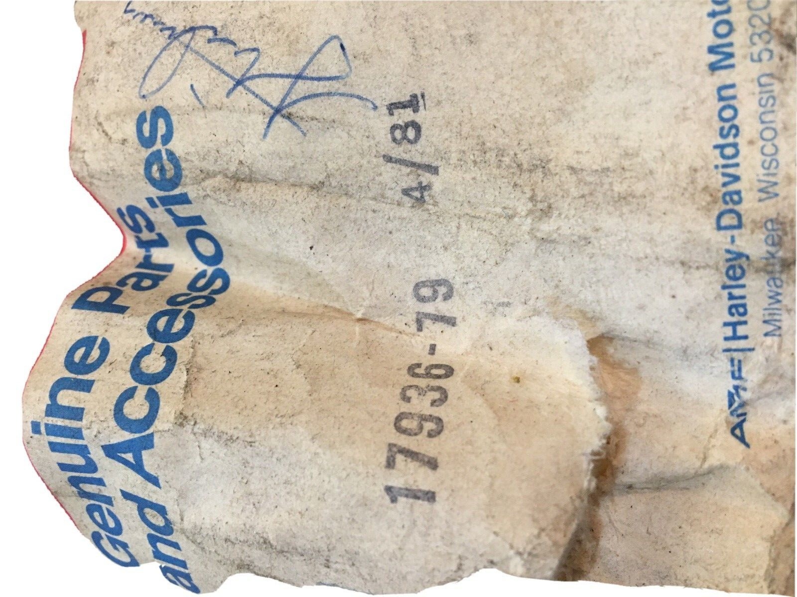 Harley Davidson OEM black push rod tube cover bottom