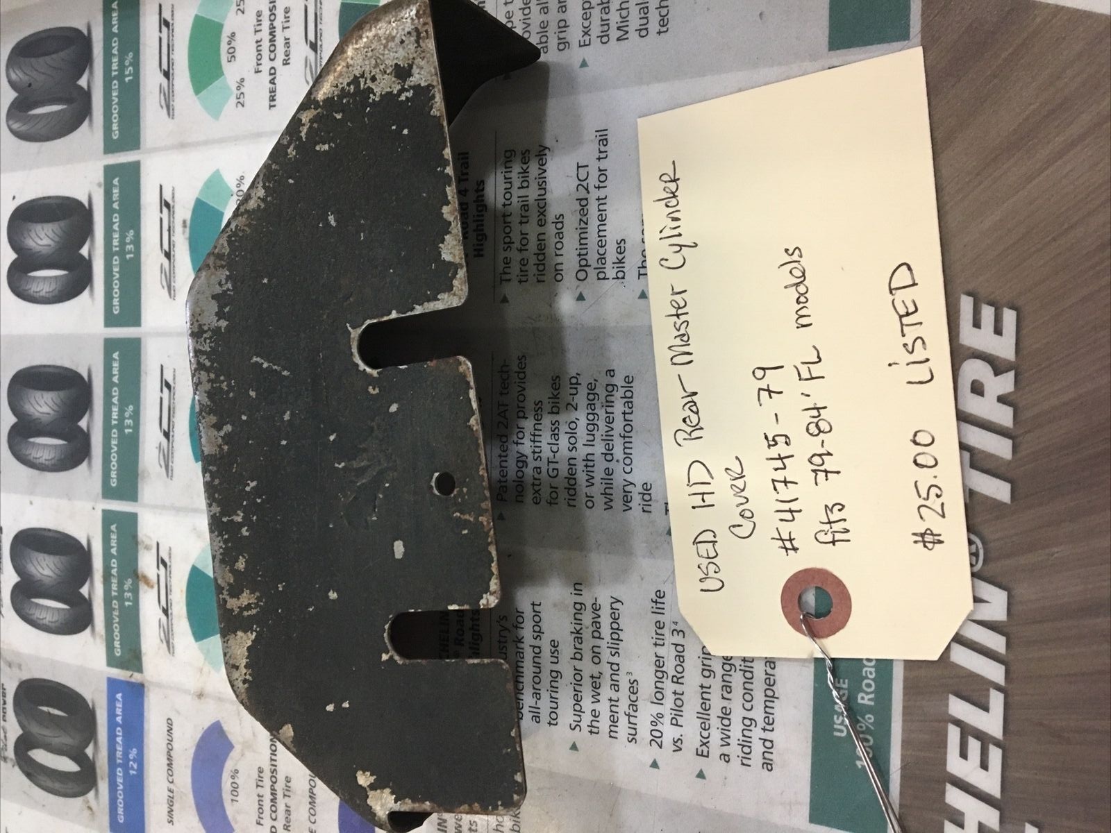 Harley Davidson Rear Master Cylinder Cover #41745-79