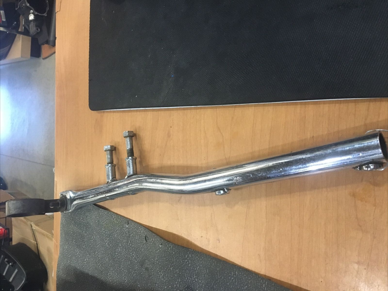 Harley Davidson chrome plated exhaust support tube