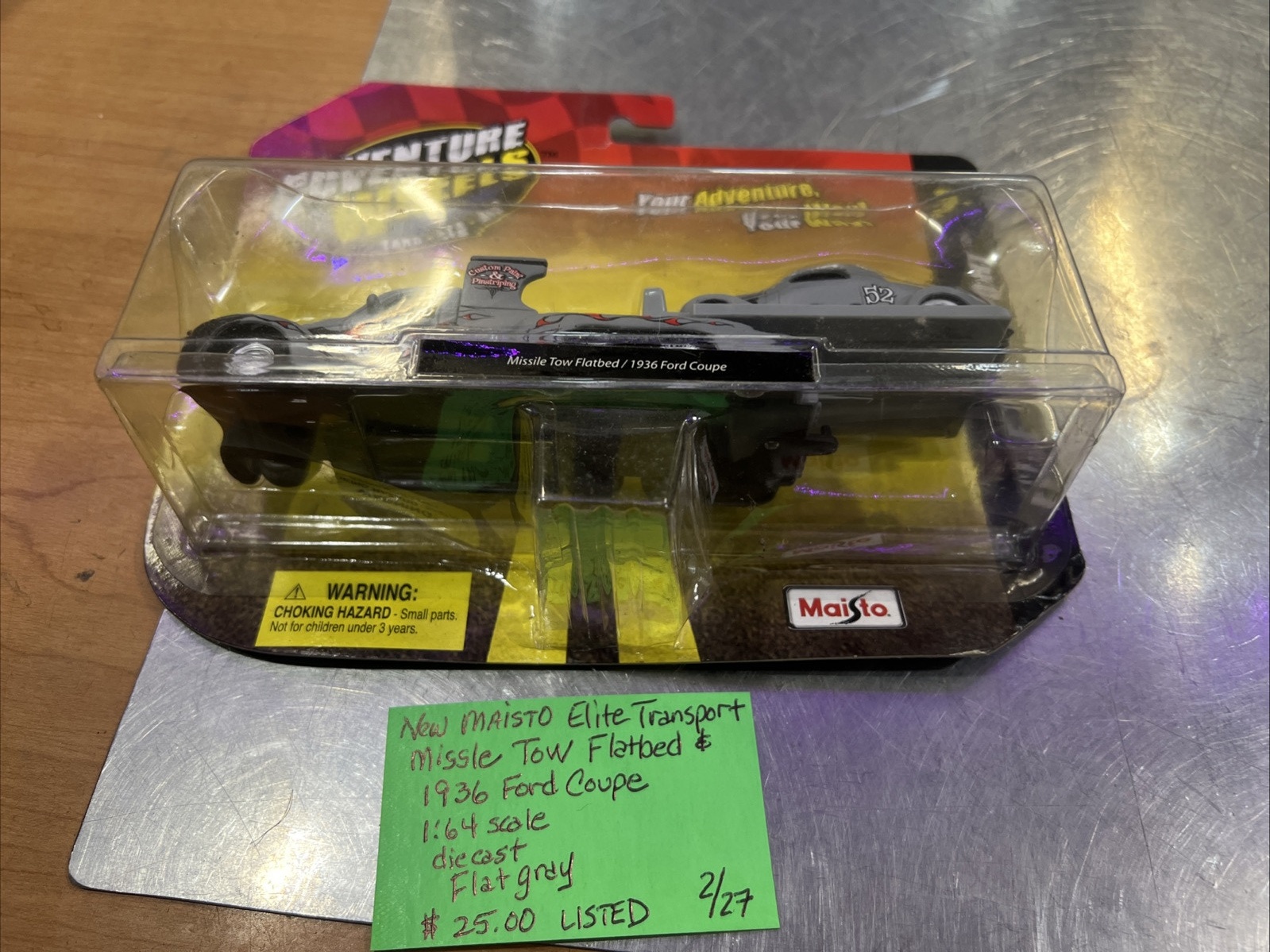 Elite Transport Missle Tow Flatbed & 1936 Ford Coupe