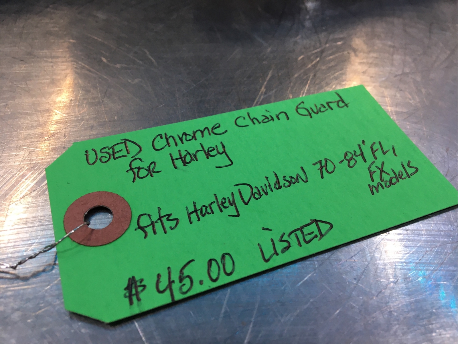 Chrome Chain Guard For Harley  | Knobtown Cycle Kansas City