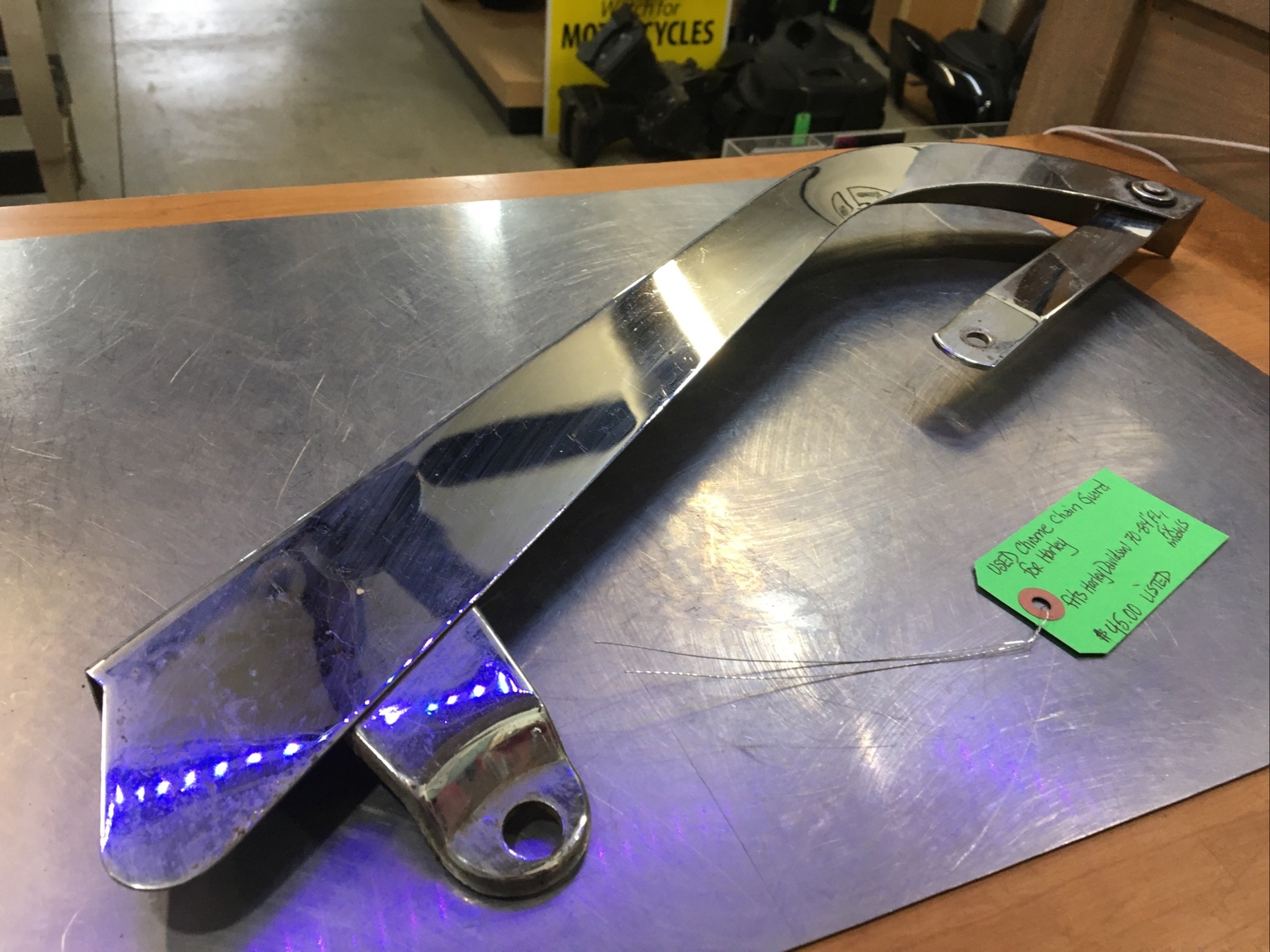 Chrome Chain Guard For Harley  | Knobtown Cycle Kansas City