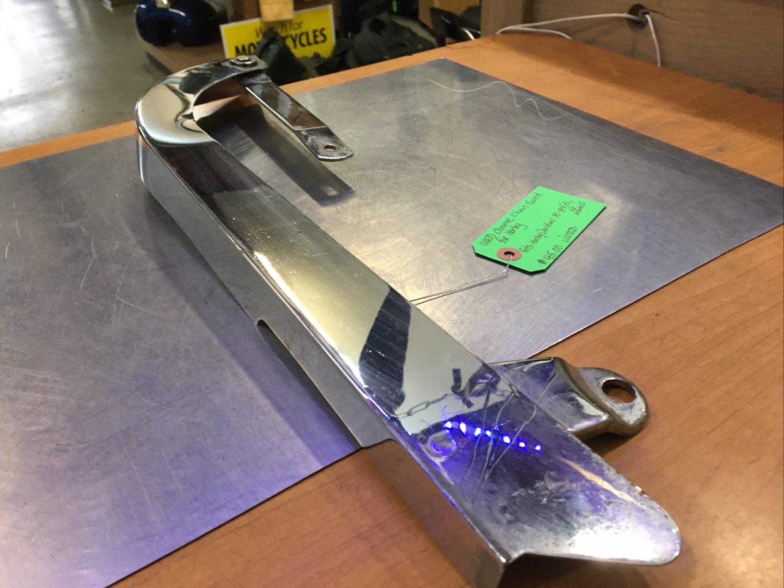 Chrome Chain Guard For Harley  | Knobtown Cycle Kansas City