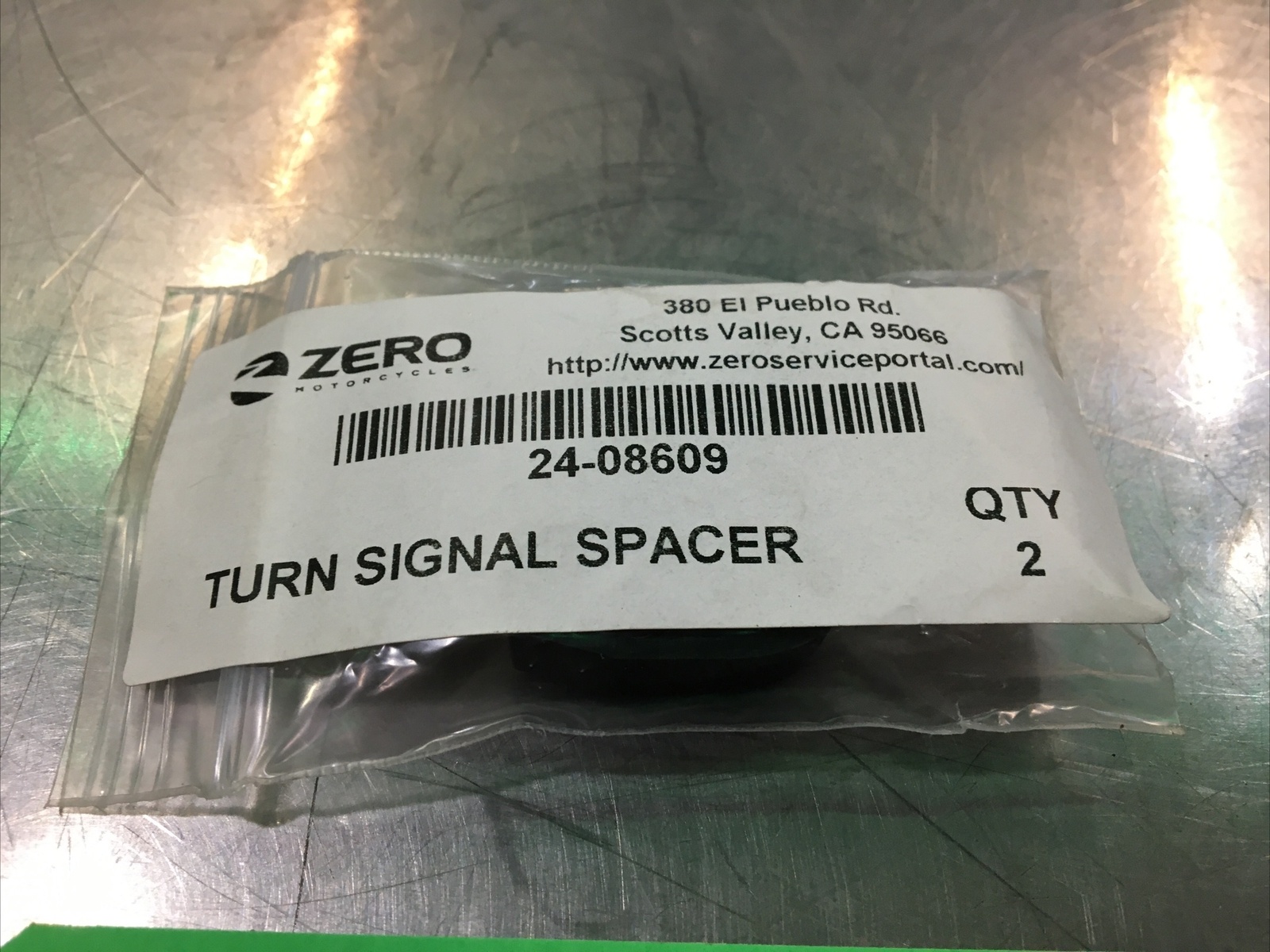 Zero Motorcycle oem Turn Signal Spacers #24-08609